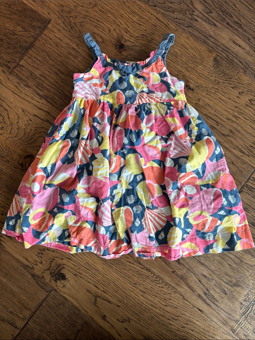 Girls' 2011 Bright Multi-Color Beach Seashell Sundress